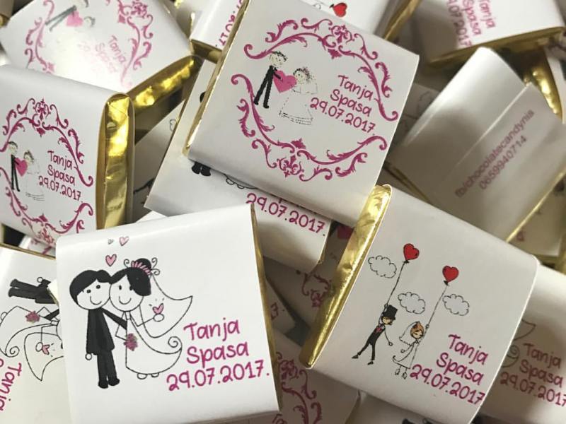 Čokoladice za venčanja